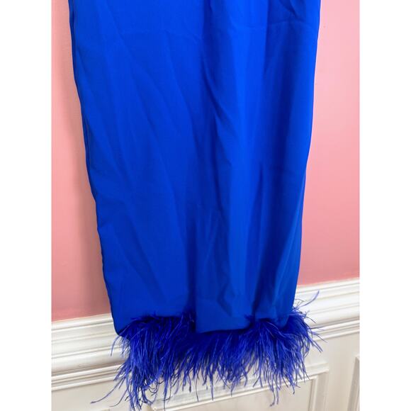 Amanda Uprichard X Revolve Simpson Dress in Cobalt Size Small - Picture 5 of 10